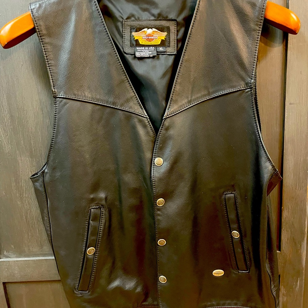Harley Davidson leather Vest
